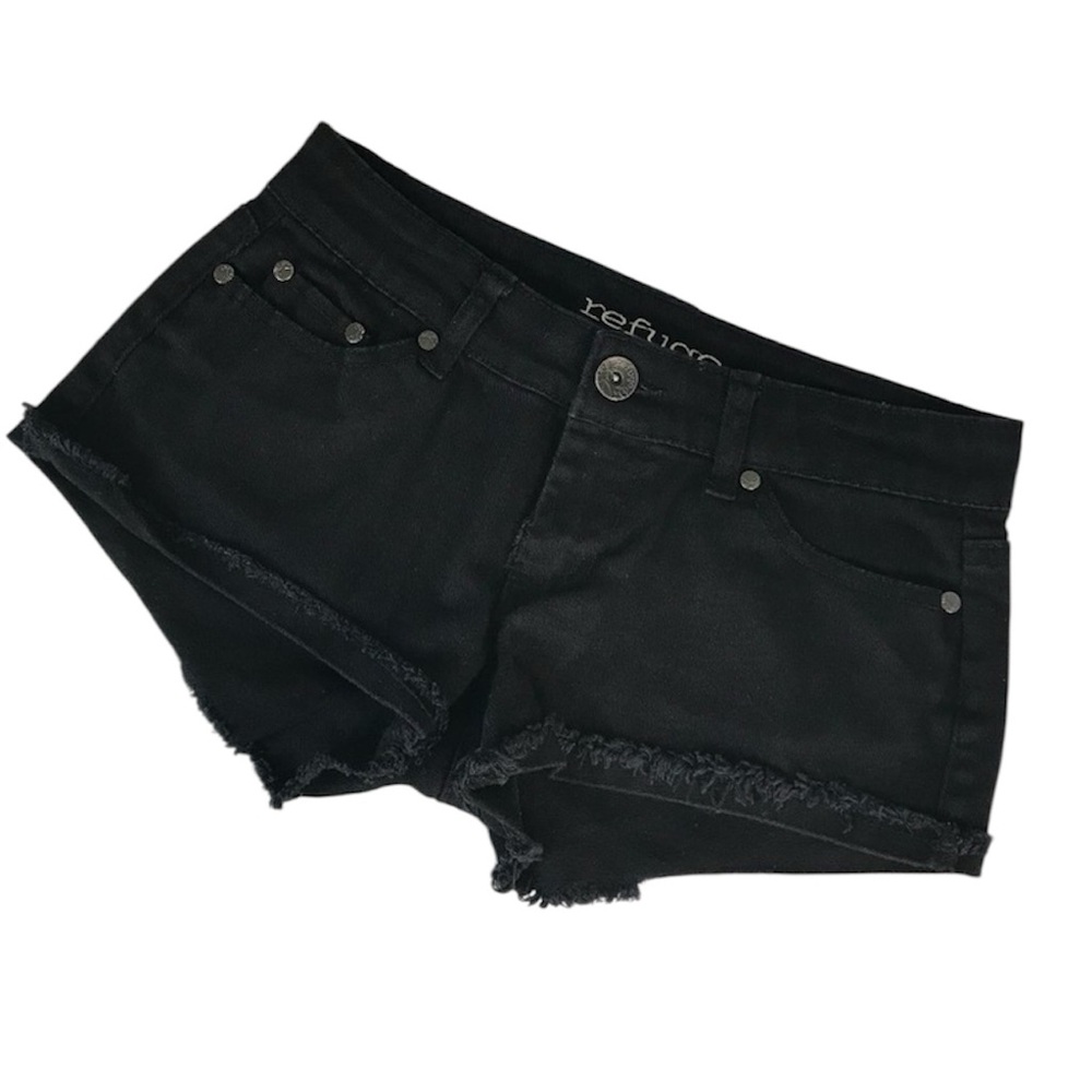 Refuge Black Denim Shorts | Size 00